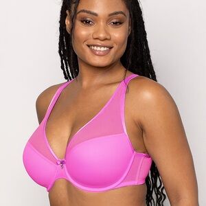 Curvy Couture Victorias Secret mesh push up bra 40c